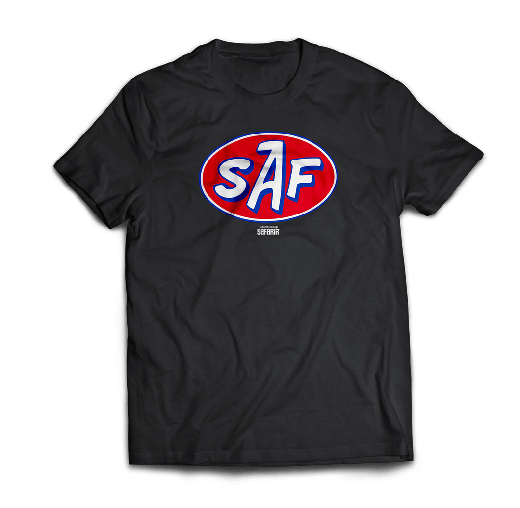 T-shirt logo vintage ovale STP SAF - Homme